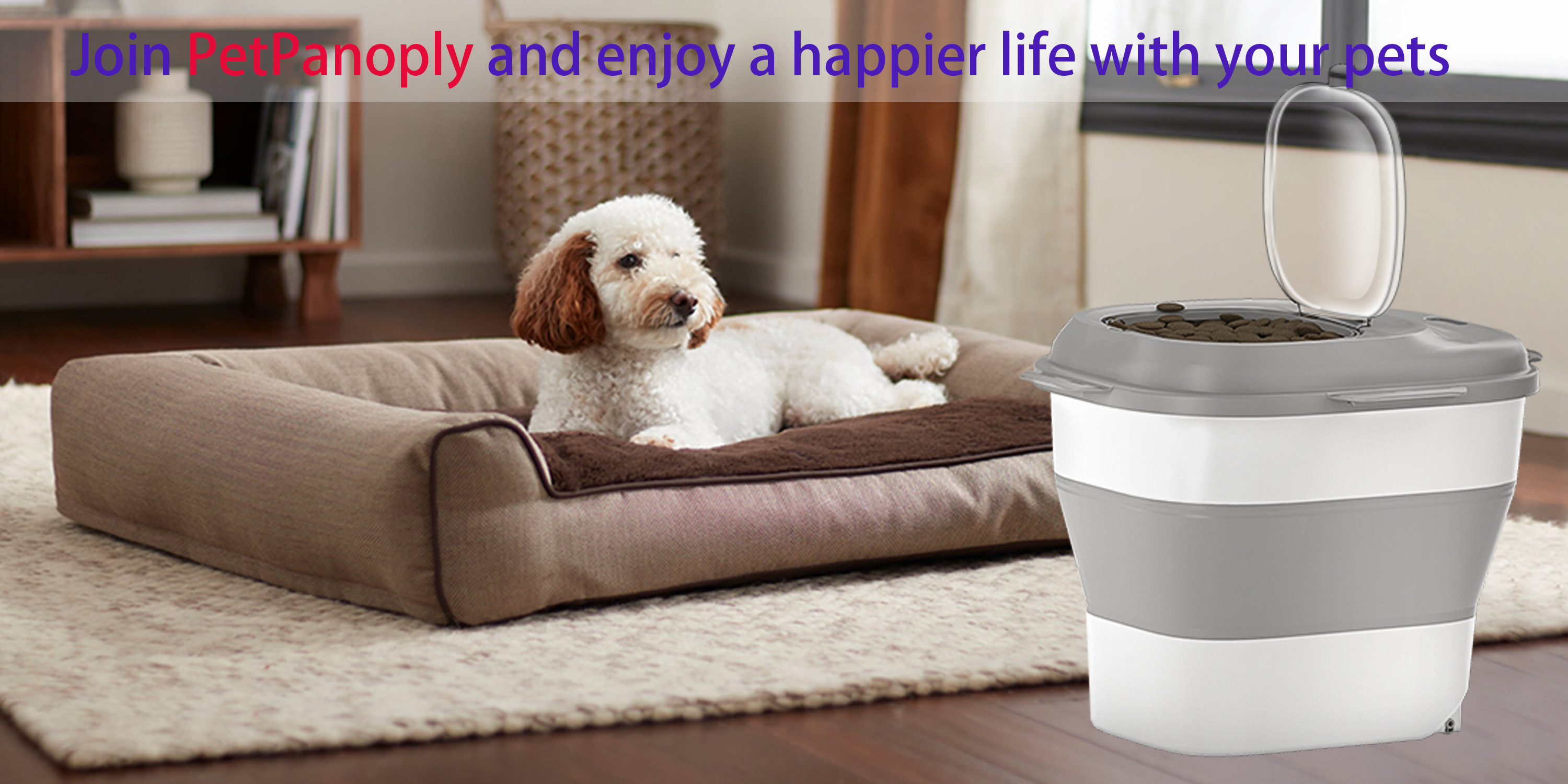 Discover premium pet beds and convenient food storage solutions at PetPanoply. Elevate your pet's comfort and keep their food fresh with our quality products.