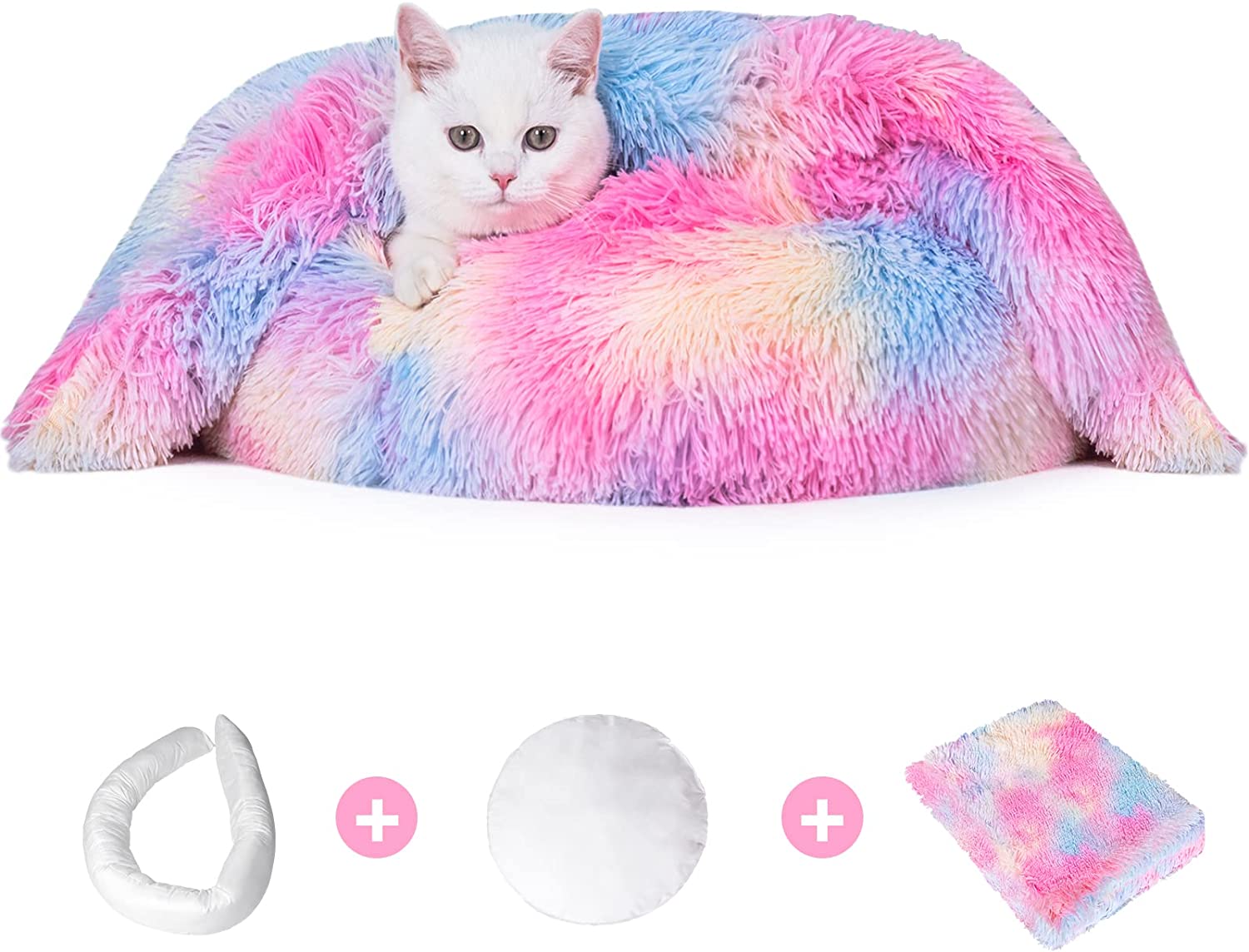 Dog Bed: Cozy-Calming, Anti-Anxiety Design (Removable Cover)